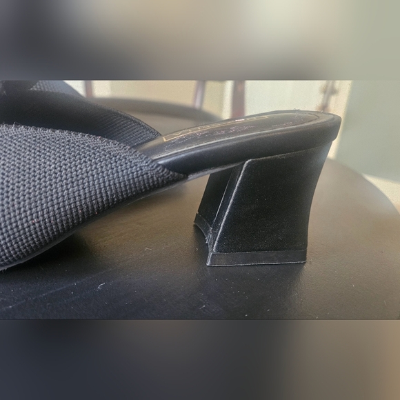 NEWBELLA Black Commute Square Toe Heeled Mules. Size 7 - Picture 7 of 14